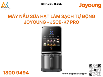 Máy nấu sữa hạt làm sạch tự động Joyoung JSCB-K7 PRO - 600ml (đồ uống lạnh), 1.2L (đồ uống nóng)